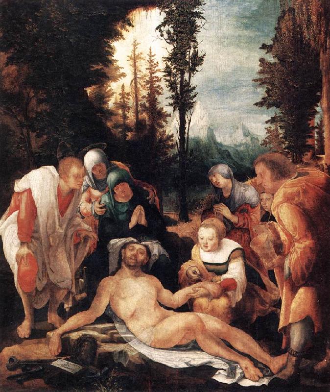 HUBER, Wolf The Lamentation of Christ sg